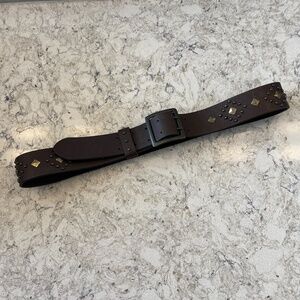 Gap Brown Belt with studs